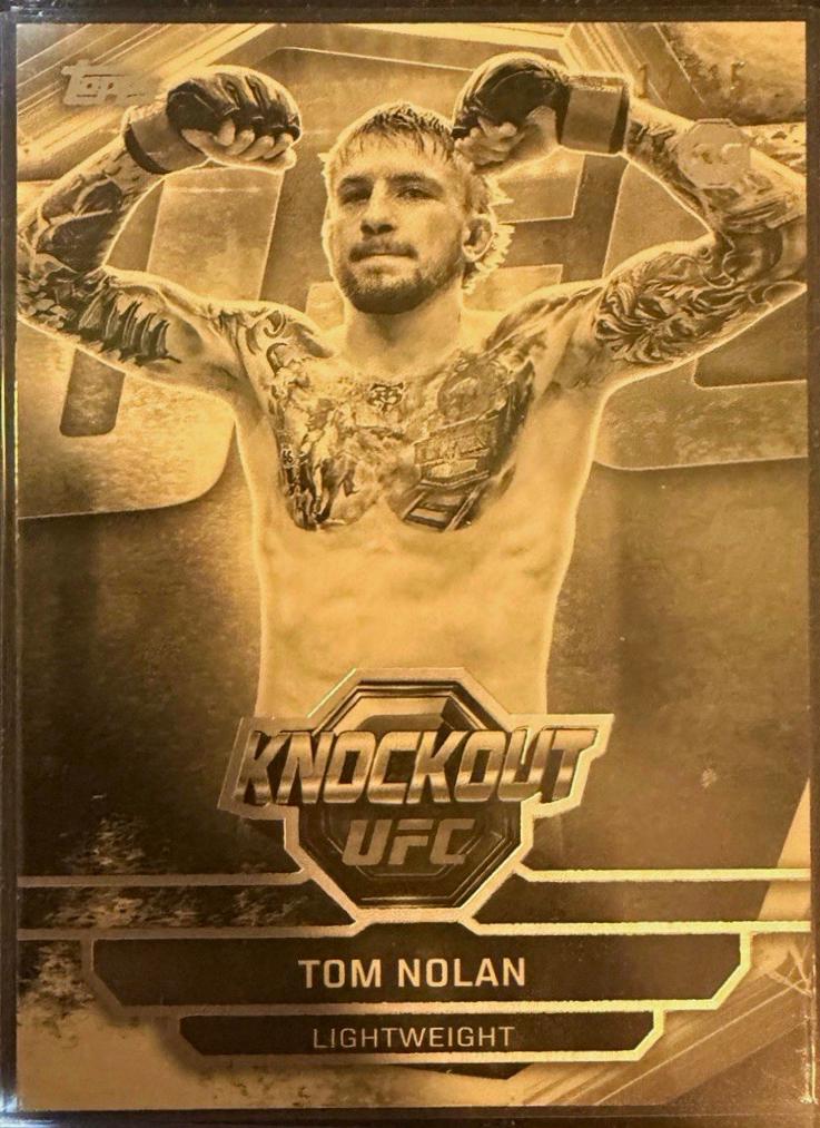Tom Nolan 2026 Topps Knockout UFC Base #72 Black & White
