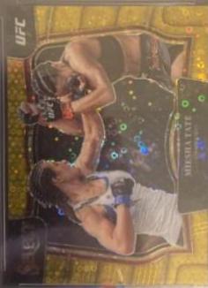 Miesha Tate 2023 Panini Select UFC Octagonside #253 Gold Disco