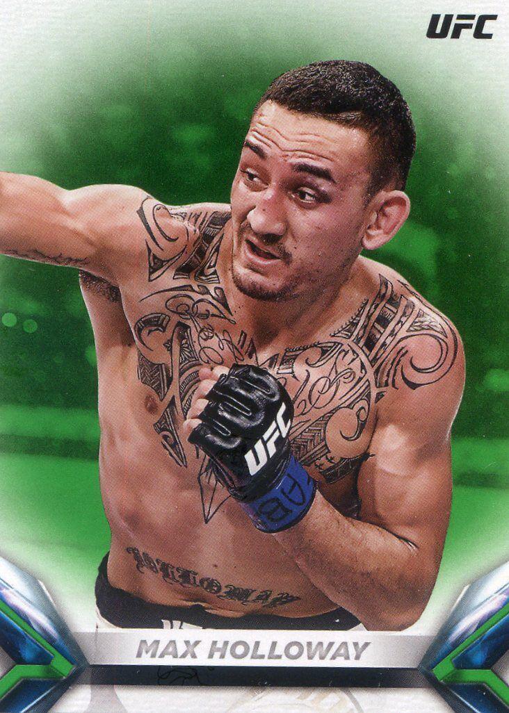Max Holloway 2018 Topps UFC Knockout Base #25 Green