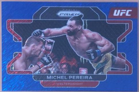 Michel Pereira 2022 Panini Prizm UFC Base #18 Blue