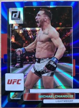 Michael Chandler 2023 Panini Donruss UFC Base #175 Blue Laser