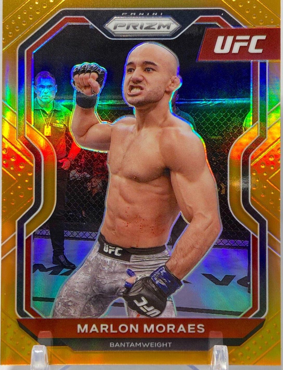Marlon Moraes 2021 Panini Prizm UFC Base #57 Orange