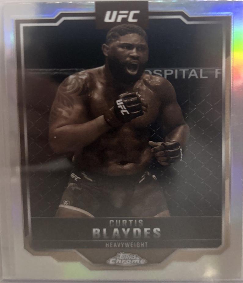 Curtis Blaydes 2025 Topps Chrome UFC Base #31 Sepia Refractor
