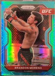 Brandon Moreno 2021 Panini Prizm UFC Base #38 Teal