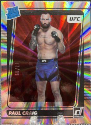 Paul Craig 2022 Panini Donruss UFC Base #202 Silver