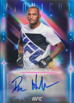 Dan Henderson 2025 Topps Midnight UFC Glimmer Graphs #GRG-DH Daybreak