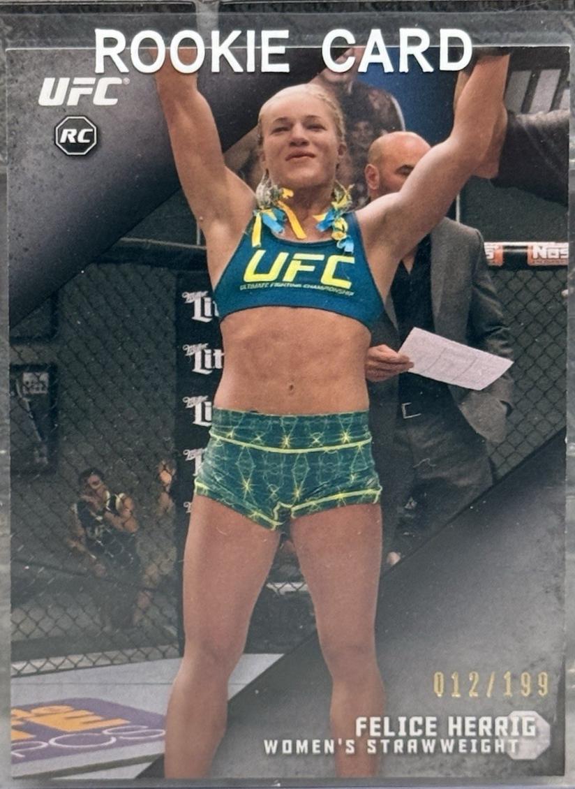 Felice Herrig 2015 Topps UFC Knockout Base #2 Silver