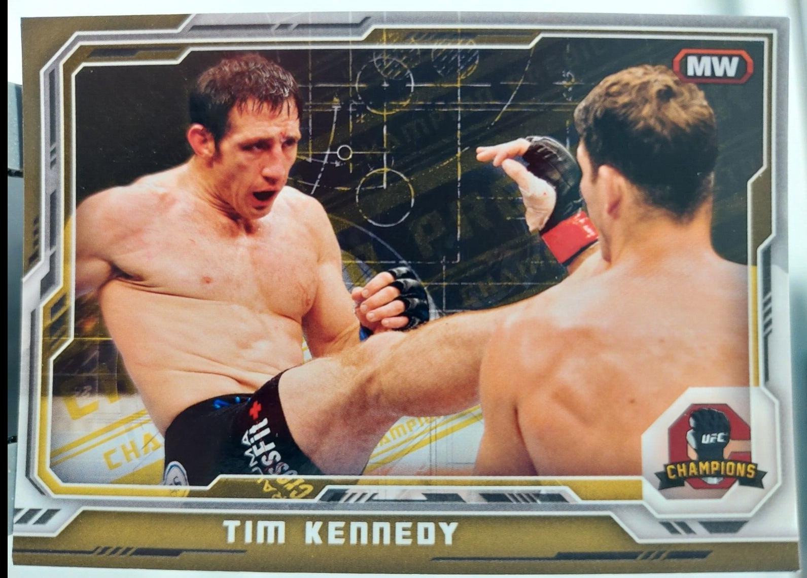 Tim Kennedy 2014 Topps UFC Champions Base #58 Gold Champions Predictor
