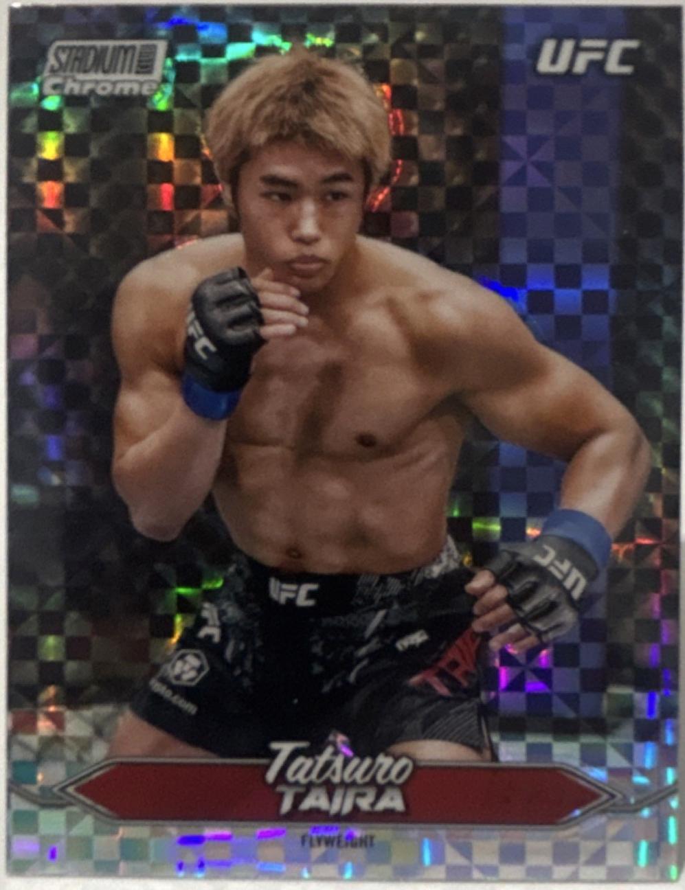 Tatsuro Taira 2025 Topps Stadium Club UFC Base Chrome #C-58 X-Fractor