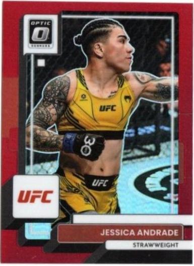 Jessica Andrade 2023 Panini Donruss Optic UFC Base #28 Red