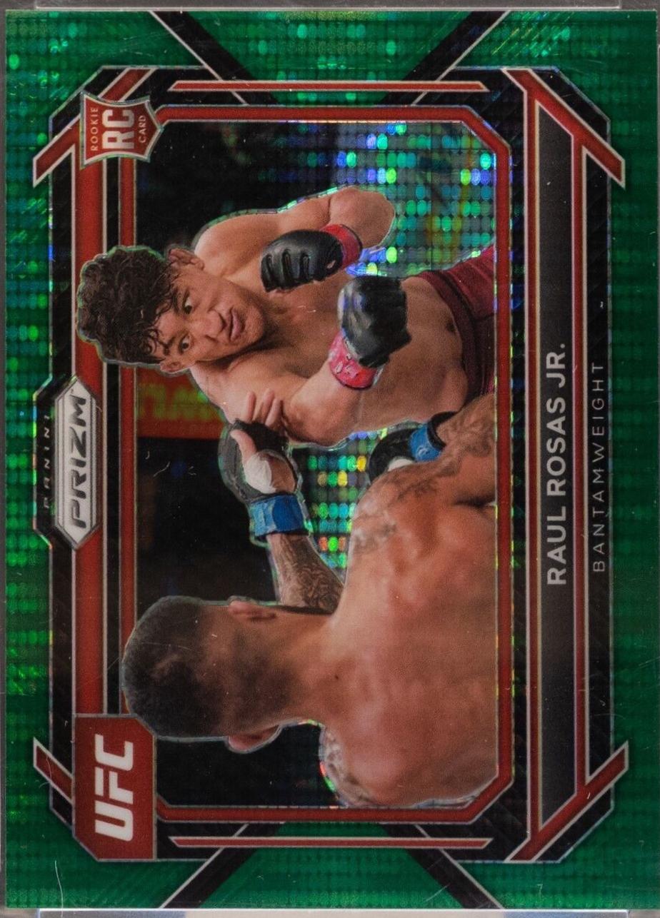 Raul Rosas 2023 Panini Prizm UFC Base #8 Green Pulsar