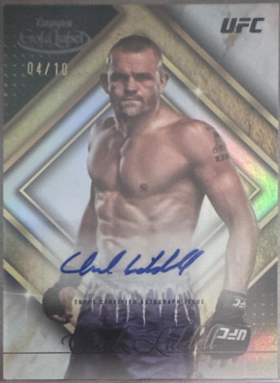 Chuck Liddell 2024 Topps Gold Label UFC Golden Greats Autographs #GGA-CLI Gold