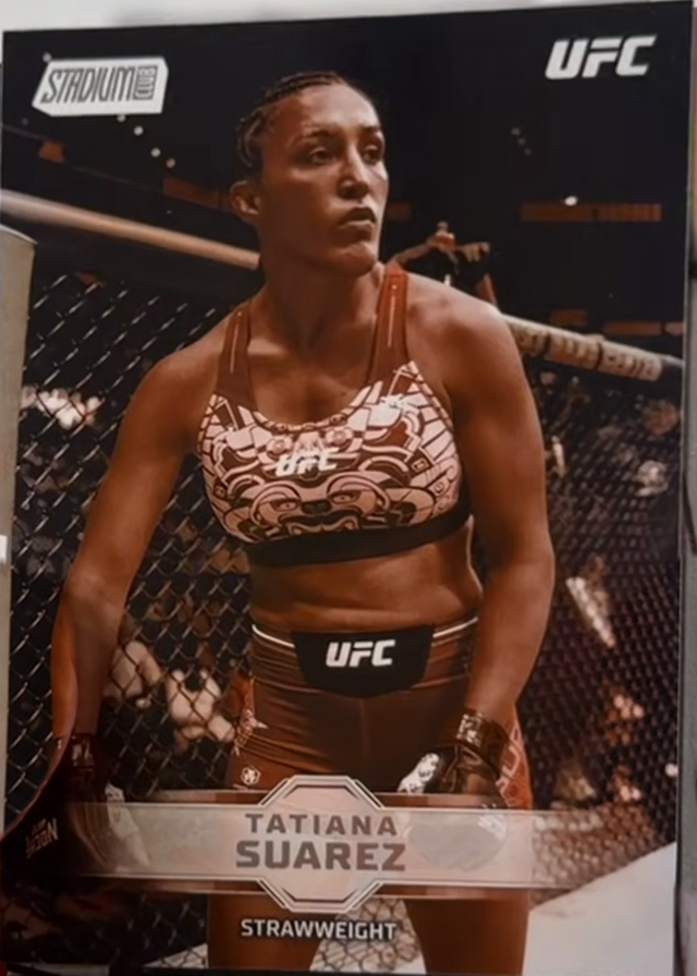 Tatiana Suarez 2026 Topps Stadium Club UFC Base #111 Sepia