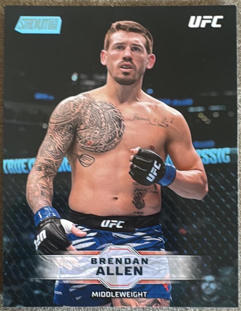 Brendan Allen 2026 Topps Stadium Club UFC Base #108 Blue