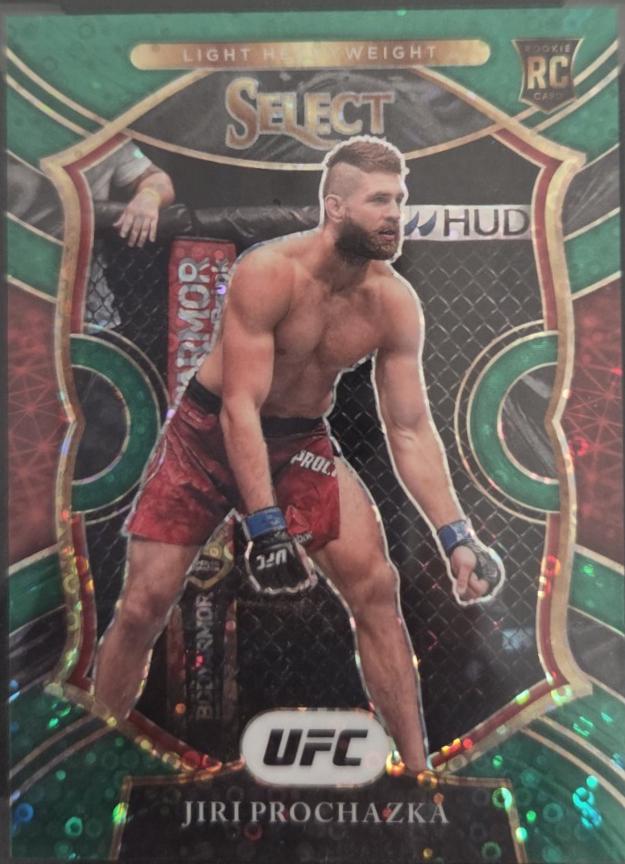 Jiri Prochazka 2021 Panini Select UFC Concourse #35 Green Disco