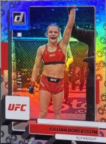 Gillian Robertson 2023 Panini Donruss UFC Base #173 30th Anniversary