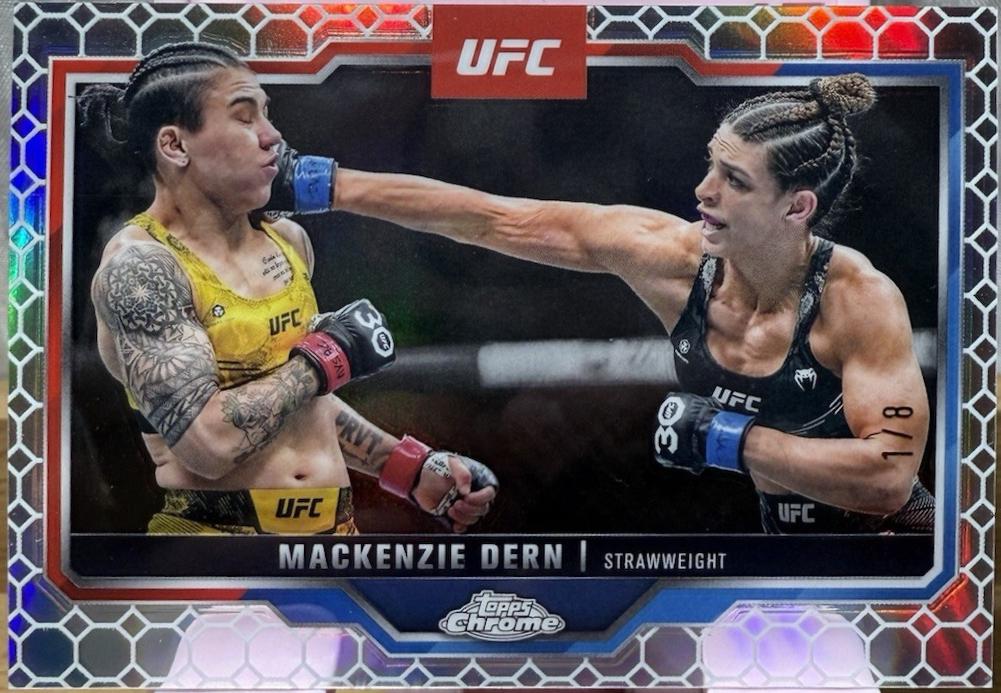 Mackenzie Dern 2025 Topps Chrome UFC Base #183 OctaFractor