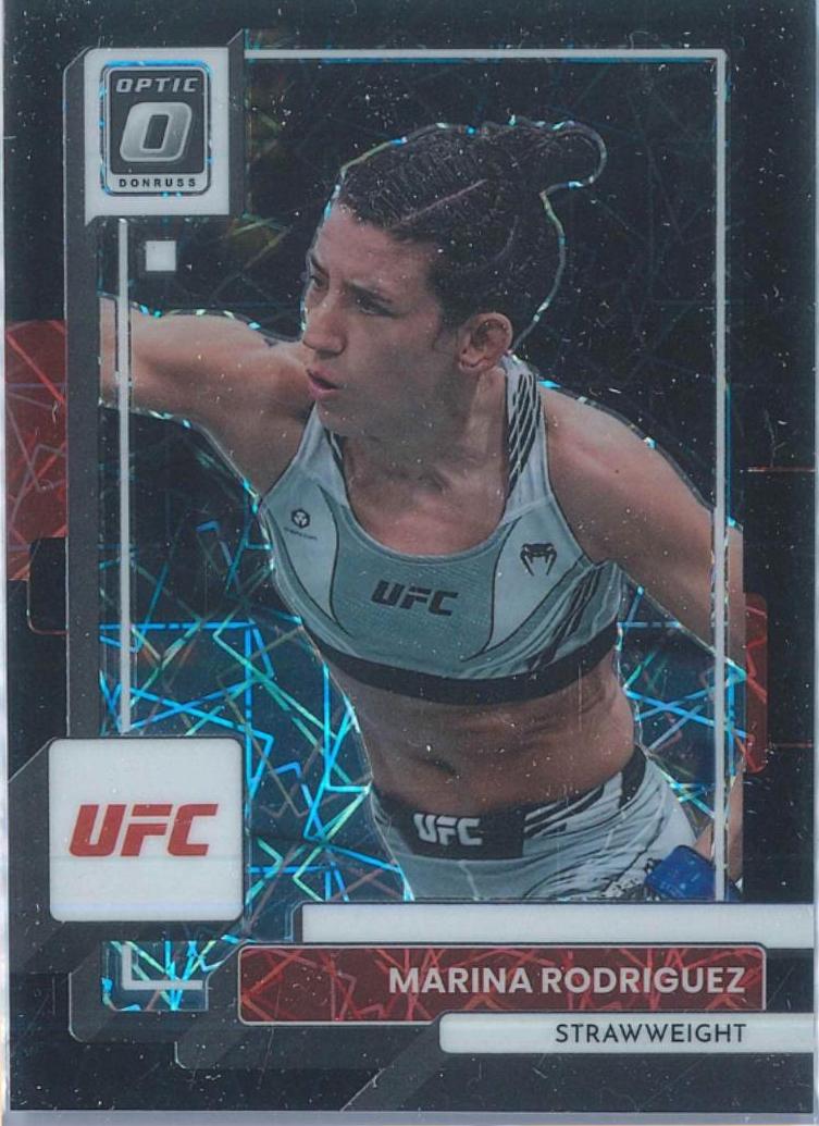 Marina Rodriguez 2023 Panini Donruss Optic UFC Base #38 Black Velocity
