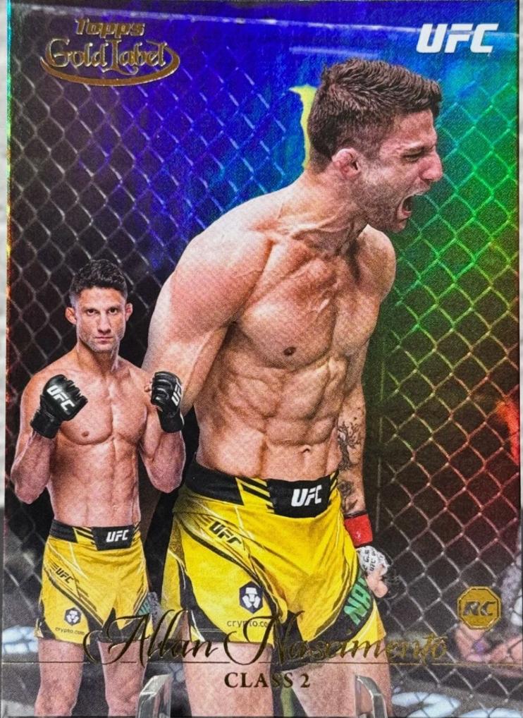 Allan Nascimento 2024 Topps Gold Label UFC Base Class II #17 Green
