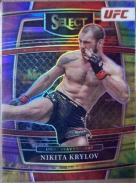 Nikita Krylov 2022 Panini Select UFC Concourse #58 Tie Dye