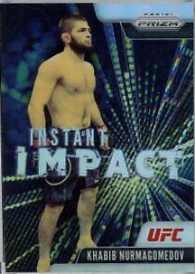 Khabib Nurmagomedov 2021 Panini Prizm UFC Instant Impact #2 Silver