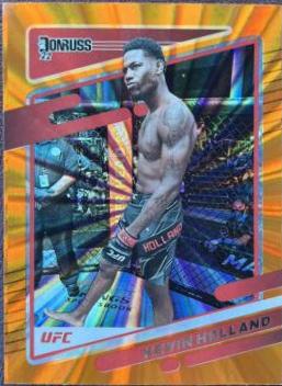 Kevin Holland 2022 Panini Donruss UFC Base #154 Orange