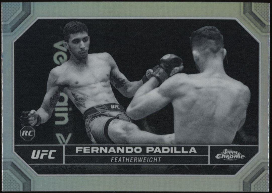 Fernando Padilla 2024 Topps Chrome UFC Base #35 Negative Refractor