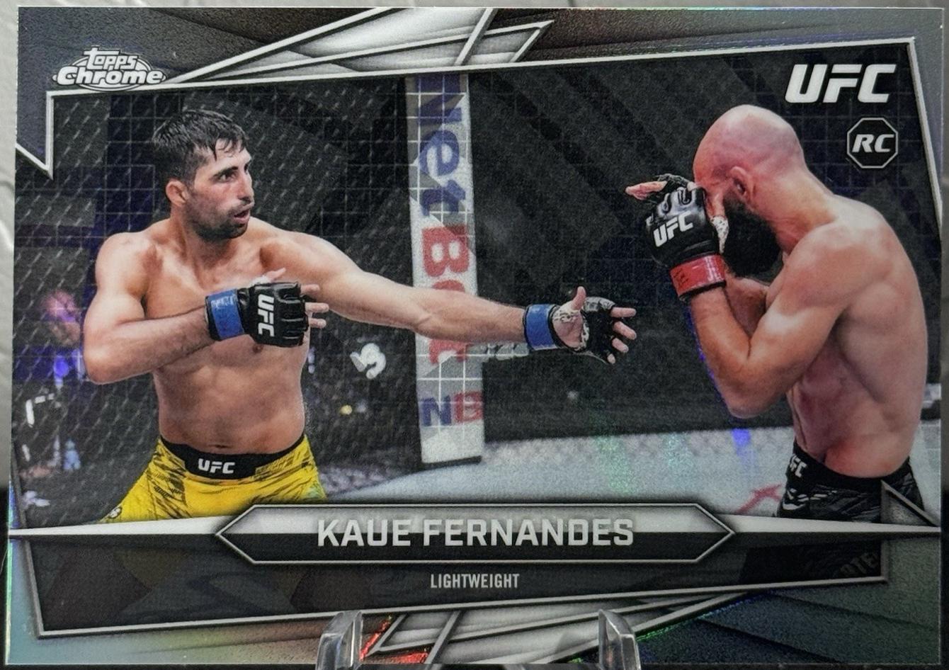 Kaue Fernandes 2026 Topps Chrome UFC Base #108 Sonar Refractor