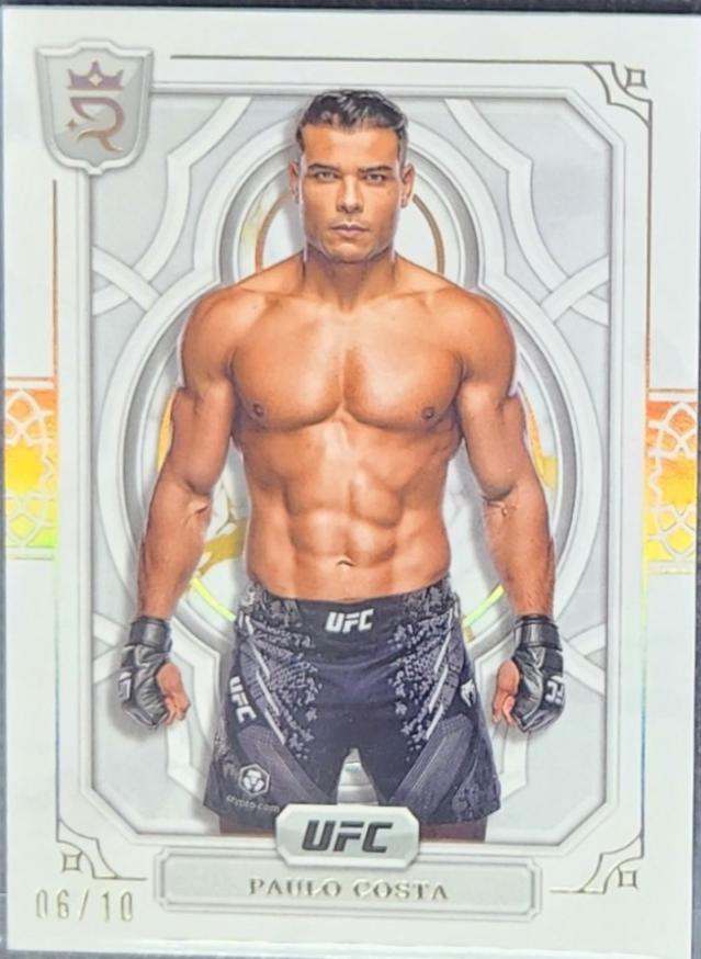 Paulo Costa 2024 Topps Royalty UFC Base #32 Gold