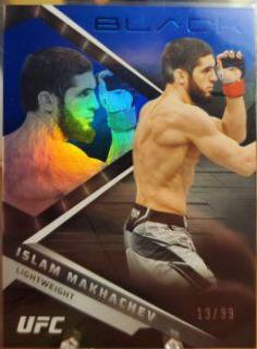 Islam Makhachev 2022 Panini Chronicles UFC Base Black #220 Blue