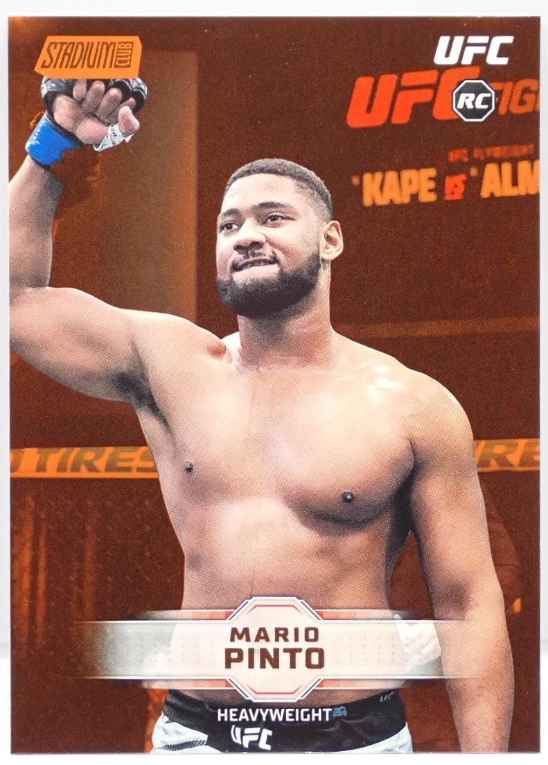 Mario Pinto 2026 Topps Stadium Club UFC Base #160 Bronze