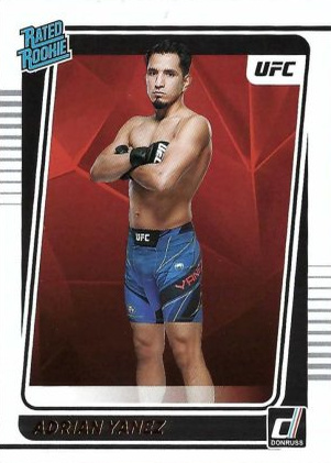 Adrian Yanez 2022 Panini Donruss UFC Base #209 Pink Laser