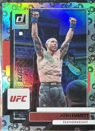 Josh Emmett 2023 Panini Donruss UFC Base #64 30th Anniversary