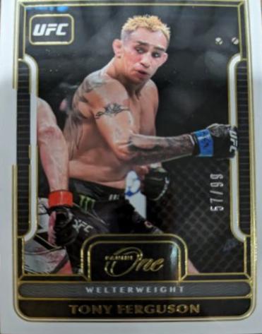 Tony Ferguson 2023 Panini Chronicles UFC Base One #489 Green