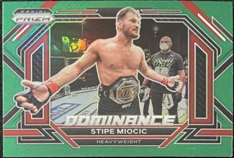 Stipe Miocic 2023 Panini Prizm UFC Dominance #3 Green