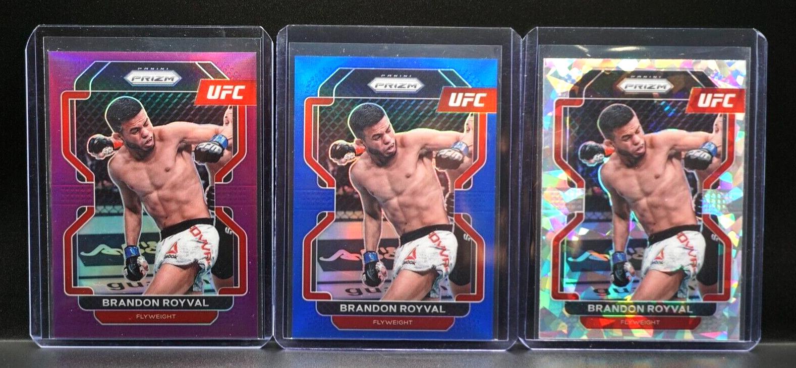 Brandon Royval 2022 Panini Prizm UFC Base #149 Purple