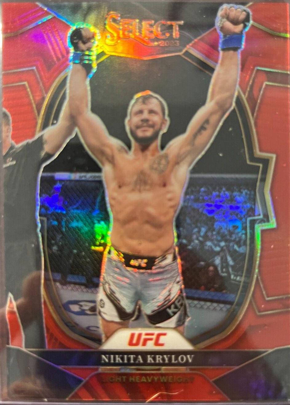 Nikita Krylov 2023 Panini Select UFC Concourse #31 Red