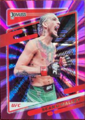 Sean O'Malley 2022 Panini Donruss UFC Base #48 Purple Laser