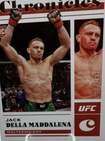 Jack Della Maddalena 2023 Panini Chronicles UFC Base Chronicles #89 Bronze