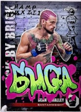 Sean O'Malley 2024 Topps Chrome UFC Brick by Brick #BYB-20 Superfractor