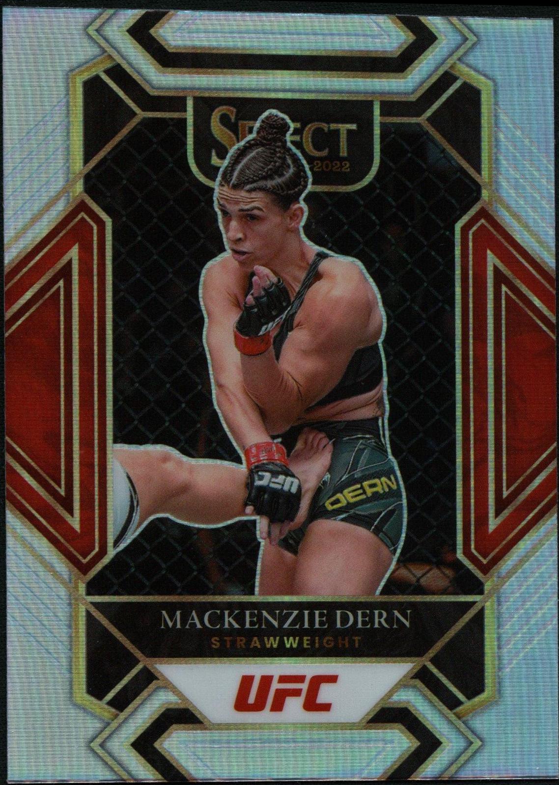 Mackenzie Dern 2022 Panini Select UFC Mezzanine #330 Silver