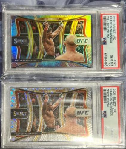 Francis Ngannou 2021 Panini Select UFC Premier Level #120 Tie Dye