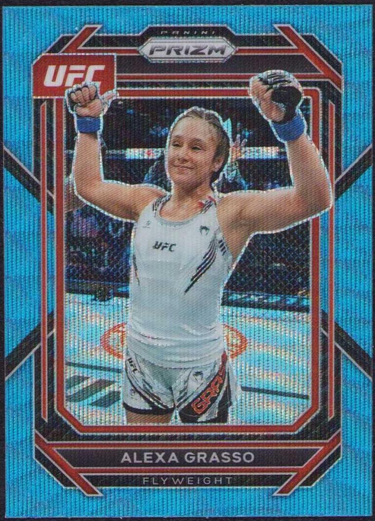 Alexa Grasso 2023 Panini Prizm UFC Base #121 Blue Wave