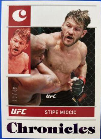 Stipe Miocic 2022 Panini Chronicles UFC Base Chronicles #2 Purple