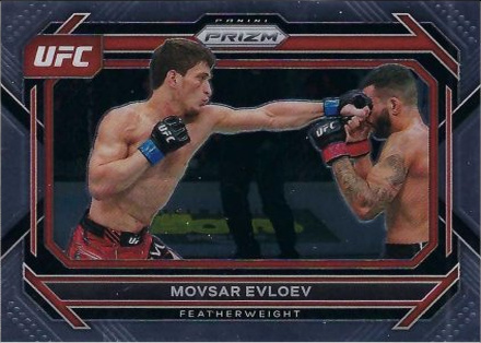 Movsar Evloev 2023 Panini Prizm UFC Base #29 Black