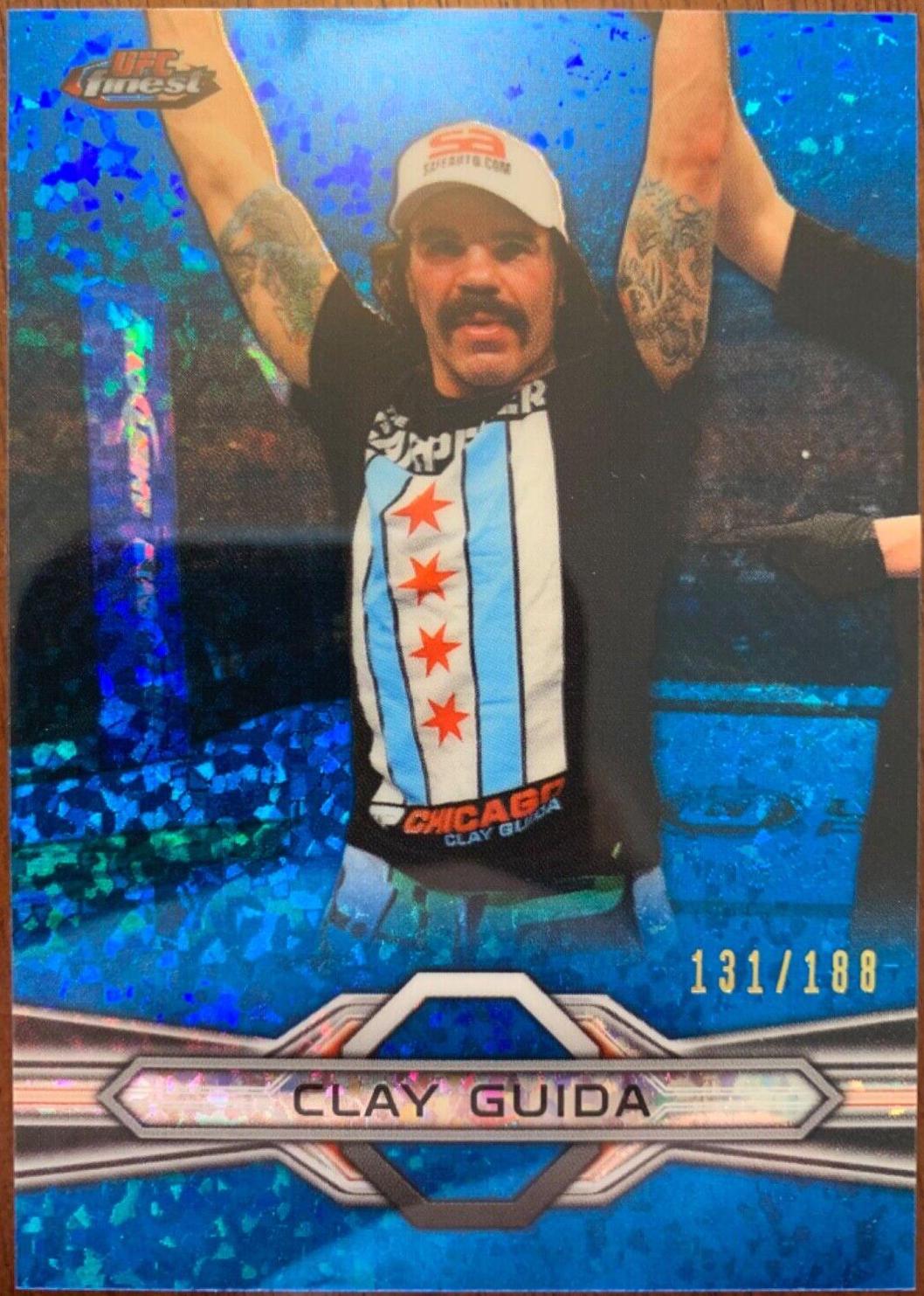 Clay Guida 2013 Topps Finest UFC Base #90 Blue