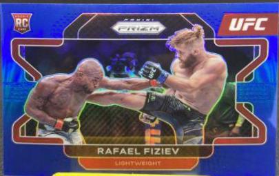 Rafael Fiziev 2022 Panini Prizm UFC Base #98 Blue