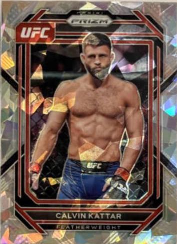 Calvin Kattar 2023 Panini Prizm UFC Base #163 Silver