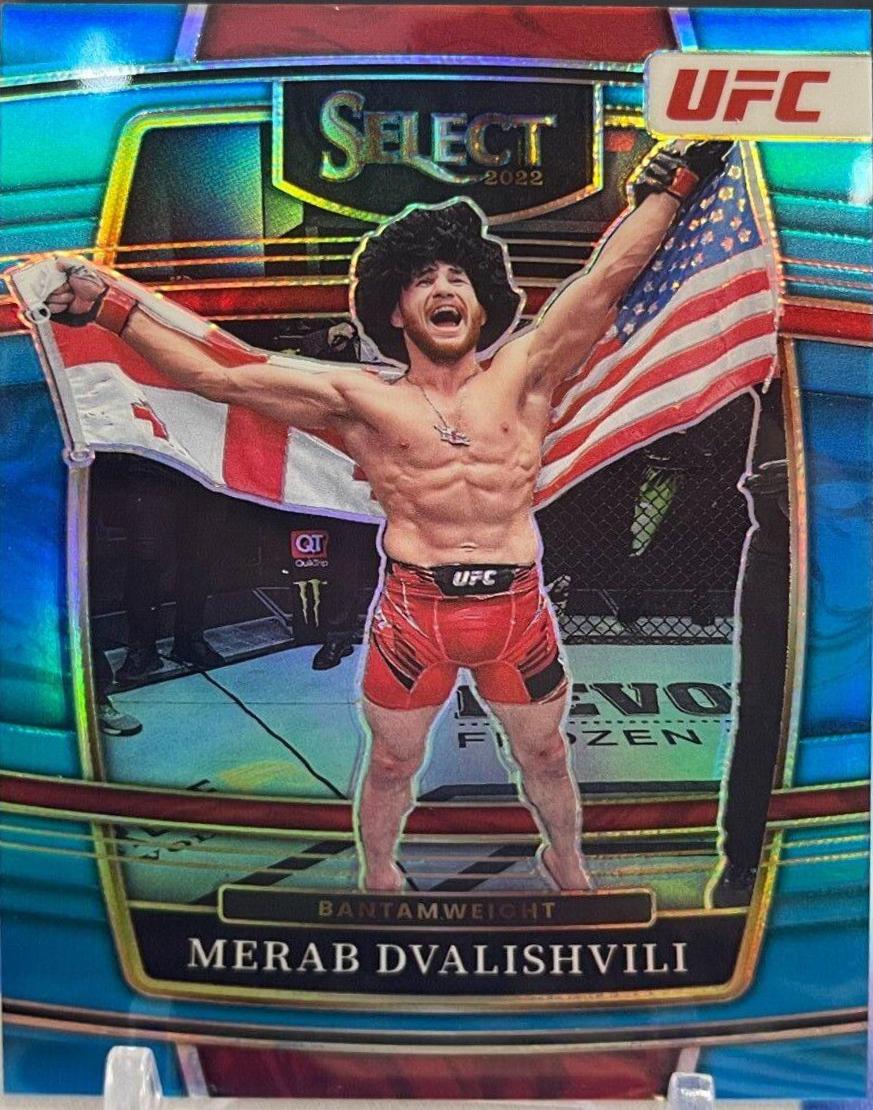 Merab Dvalishvili 2022 Panini Select UFC Concourse #26 Light Blue