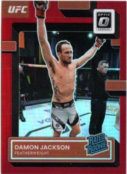 Damon Jackson 2023 Panini Donruss Optic UFC Base #104 Red